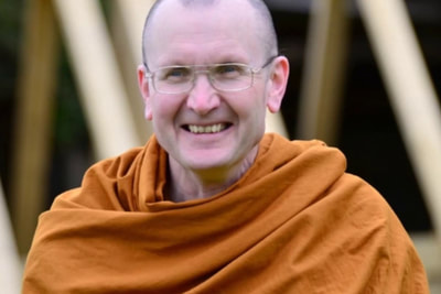 Photograph of Ajahn Karuniko, abbot of Chithurst Buddhist Monastery