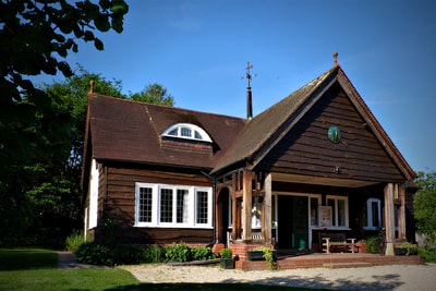 Photograph of the Pavilion in the Portswood Residents' Gardens, Southampton. Venue for the retreat.